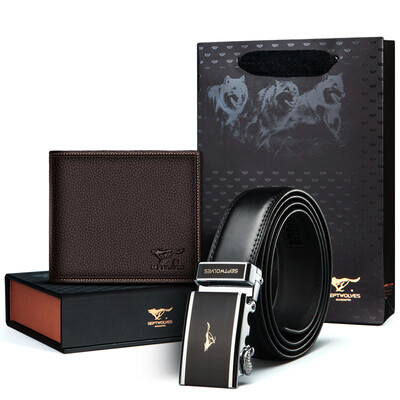 Seven Wolves Belt Men's Head Cowhide Short Wallet + Автоматическая пряжка Мужская пояса Подарочная коробка L7302
Seven Wolves Belt Men's Head Cowhide Short Wallet + Автоматическая пряжка Мужская пояса Подарочная коробка L7302