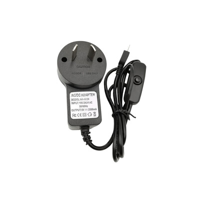 5V 25A AU Plug Micro USB Charger Power Supply Adapter Charging Cable for Raspberry Pi 3 Portable Plug ONOFF Switch
5V 25A AU Plug Micro USB Charger Power Supply Adapter Charging Cable for Raspberry Pi 3 Portable Plug ONOFF Switch