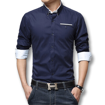 Free Shipping Men Casual Dress Shirts 2016 New Mens Fashion Shirts Long Sleeved Slim Fits Shirts Cotton Hot Sale Autumn Spring
Free Shipping Men Casual Dress Shirts 2016 New Mens Fashion Shirts Long Sleeved Slim Fits Shirts Cotton Hot Sale Autumn Spring