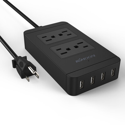 KKmoon 2500W 110-240V 4 US Standard Outlets 4 USB Ports Power Strip Socket Charger for Samsung iPhone Tablet
KKmoon 2500W 110-240V 4 US Standard Outlets 4 USB Ports Power Strip Socket Charger for Samsung iPhone Tablet