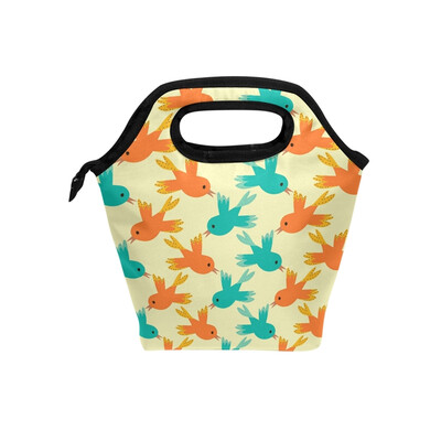 Blue Orange Bird Lunch Bag Tote Travel Picnic Insulated Handbags Portable Zipper Lunch Bag Box
Blue Orange Bird Lunch Bag Tote Travel Picnic Insulated Handbags Portable Zipper Lunch Bag Box