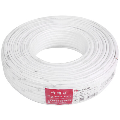 Feifei FEIDIAO wire&cable BVVB2 25 square national standard household 2-core hard jacket copper wire 100 meters white
Feifei FEIDIAO wire&cable BVVB2 25 square national standard household 2-core hard jacket copper wire 100 meters white
