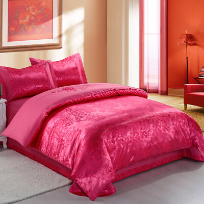 

YUGUANG домашний текстиль постельные принадлежности набор 4 штуки 100% хлопок простыня и чехол на одеяло для свадьбы