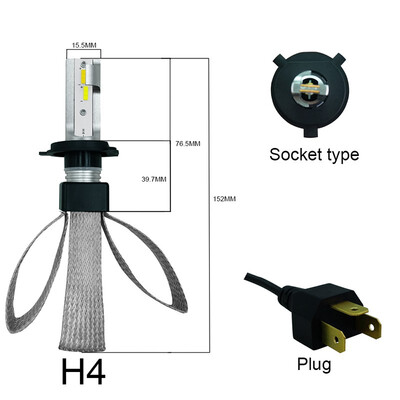 1Pair Car LED Headlights 12V 60W H4 LED High Bright Auto auxiliary Lights Car Fog Lamp Automobile Headlamp H1 H3 H7 H4 9006 9005
1Pair Car LED Headlights 12V 60W H4 LED High Bright Auto auxiliary Lights Car Fog Lamp Automobile Headlamp H1 H3 H7 H4 9006 9005