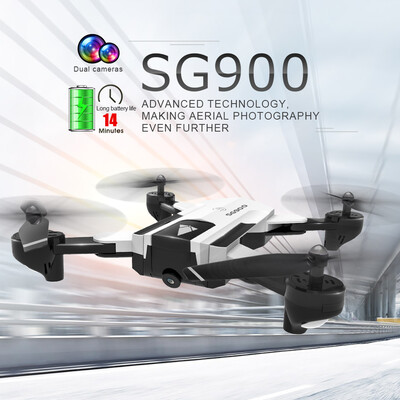 SG900 RC Drone with Camera 720P Wifi FPV Optical Flow Positioning Gesture PhotoVideo Follow Me Altitude Hold Foldable RC Quadcopt
SG900 RC Drone with Camera 720P Wifi FPV Optical Flow Positioning Gesture PhotoVideo Follow Me Altitude Hold Foldable RC Quadcopt