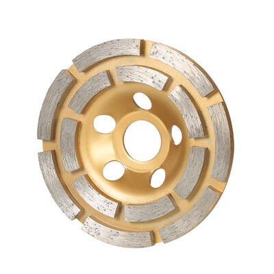 100mm 4" Diamond 2 Row Segment Grinding Wheel Disc Bowl Shape Grinder Cup 20mm Inner Hole for Concrete Granite Masonry Stone Ceram
100mm 4" Diamond 2 Row Segment Grinding Wheel Disc Bowl Shape Grinder Cup 20mm Inner Hole for Concrete Granite Masonry Stone Ceram