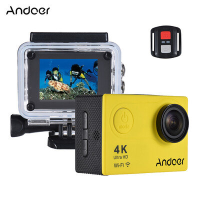 Andoer AN6000 4K 16MP WiFi Action Sports Camera 1080P Ultra HD with Remote Control 2" LCD 170° Wide Angle Lens Support 4X Zoom Di
Andoer AN6000 4K 16MP WiFi Action Sports Camera 1080P Ultra HD with Remote Control 2" LCD 170° Wide Angle Lens Support 4X Zoom Di