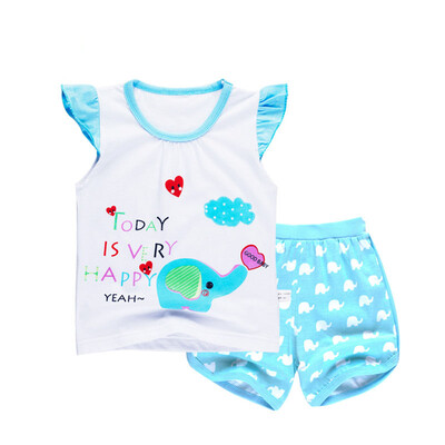 Yue Tong Lai boy vest sleeveless T-shirt suit children summer cotton Y1714-1 happy elephant 120
Yue Tong Lai boy vest sleeveless T-shirt suit children summer cotton Y1714-1 happy elephant 120