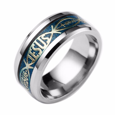 NeillieN hot supply religious wind Christian Jesus JESUS letters titanium steel ring hand jewelry wholesale
NeillieN hot supply religious wind Christian Jesus JESUS letters titanium steel ring hand jewelry wholesale