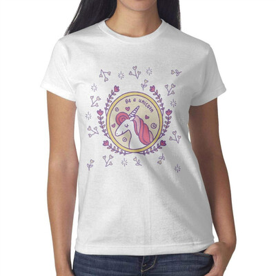 Cartoon Unicorn Pretty Women White Tshirts Cotton Lightweight T-Shirts
Cartoon Unicorn Pretty Women White Tshirts Cotton Lightweight T-Shirts