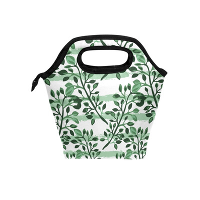 Lunch Bag Green Leaves Tote Travel Picnic Insulated Handbags Portable Zipper Lunch Bag Box
Lunch Bag Green Leaves Tote Travel Picnic Insulated Handbags Portable Zipper Lunch Bag Box