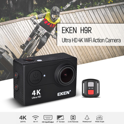EKEN H9R Ultra HD 4K Action Camera WiFi Control Waterproof Sports Camera with 24G Remote Controller 12MP Photo 170° Wide-Angle 2
EKEN H9R Ultra HD 4K Action Camera WiFi Control Waterproof Sports Camera with 24G Remote Controller 12MP Photo 170° Wide-Angle 2