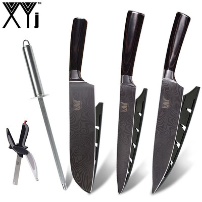 XYj Japanese stainless steel Kitchen Knives Imitation Damascus Pattern Kitchen Knife Sharpener Bar Kitchen Scissor
XYj Japanese stainless steel Kitchen Knives Imitation Damascus Pattern Kitchen Knife Sharpener Bar Kitchen Scissor
