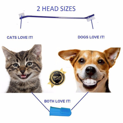 Pets Dog ToothbrushCat Toothbrush 6 Finger Toothbrushes&2 Long Handle Dual Headed Toothbrushes
Pets Dog ToothbrushCat Toothbrush 6 Finger Toothbrushes&2 Long Handle Dual Headed Toothbrushes