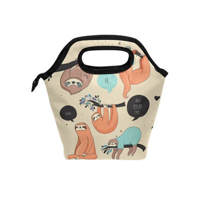 Lunch Bag Brown Sloth Tote Travel Picnic Insulated Handbags Portable Zipper Lunch Bag Box
Lunch Bag Brown Sloth Tote Travel Picnic Insulated Handbags Portable Zipper Lunch Bag Box