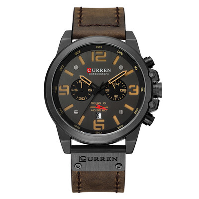 CURREN 8314 Men Watch Quartz Brand Watch Wristwatch Calendar Hour Minute Time Display Leather Watch
CURREN 8314 Men Watch Quartz Brand Watch Wristwatch Calendar Hour Minute Time Display Leather Watch