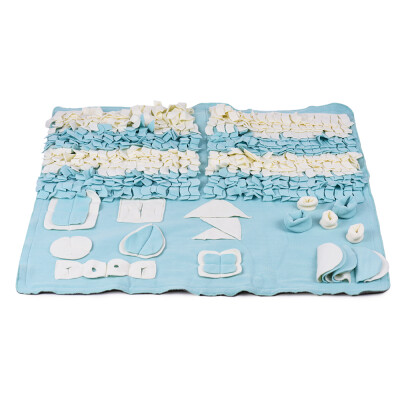 Handmade Dog Play Mat Snuffle Training Feeding Foraging Mat Nose Work Blanket Machine Washable Pet Toys
Handmade Dog Play Mat Snuffle Training Feeding Foraging Mat Nose Work Blanket Machine Washable Pet Toys