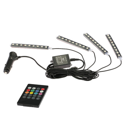 Wireless Remote Music Voice Control Interior Atmosphere Light Bar Car Floor Dash LED Decoration Lamp Kit 12V
Wireless Remote Music Voice Control Interior Atmosphere Light Bar Car Floor Dash LED Decoration Lamp Kit 12V