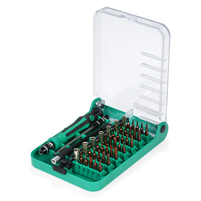 ELECALL Magnetic Screwdriver Set CR-V Bits Precision 45 in 1 Screw-driver Bit Screw Driver Multi-functional DIY Repair Tool Kit El
ELECALL Magnetic Screwdriver Set CR-V Bits Precision 45 in 1 Screw-driver Bit Screw Driver Multi-functional DIY Repair Tool Kit El