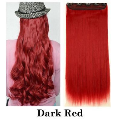 Synthetic Fiber Clips in on Hair Extension 34 Full Head One Piece 5 Clips Long Silky Straight Curly Wavy
Synthetic Fiber Clips in on Hair Extension 34 Full Head One Piece 5 Clips Long Silky Straight Curly Wavy