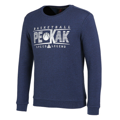 PEAK mens round neck caught hair warm&comfortable sweater fashion sports shirt DF684021 dark blue flower yarn L code
PEAK mens round neck caught hair warm&comfortable sweater fashion sports shirt DF684021 dark blue flower yarn L code