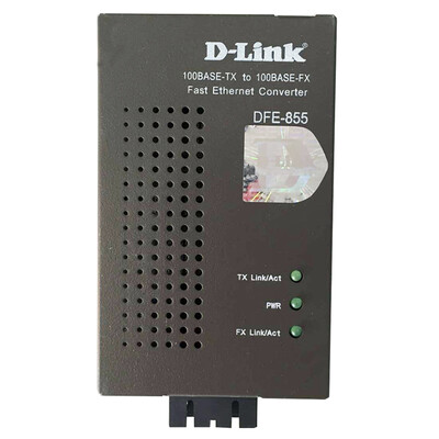 D-Link dlink DFE-851 Fast Ethernet fiber optic transceivers single mode 100 megahertz
D-Link dlink DFE-851 Fast Ethernet fiber optic transceivers single mode 100 megahertz