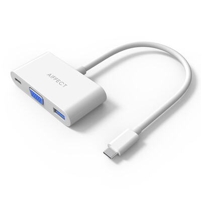 AIFFECT XPV13A1-G02 Type-C to USB3.0 + VGA HD Converter Line Adapter Adapter for Apple Macbook to expand HUB
AIFFECT XPV13A1-G02 Type-C to USB3.0 + VGA HD Converter Line Adapter Adapter for Apple Macbook to expand HUB
