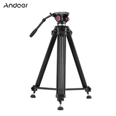 Andoer Professional Aluminum Alloy Video Tripod with Panorama Fluid Hydraulic Head for Canon Nikon Sony DSLR ILDC DV Camera Max He
Andoer Professional Aluminum Alloy Video Tripod with Panorama Fluid Hydraulic Head for Canon Nikon Sony DSLR ILDC DV Camera Max He