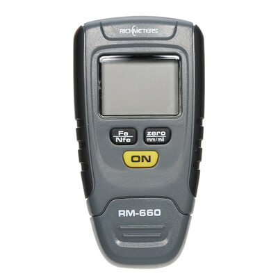 RICHMETERS RM660 Handheld Digital Paint Coating Thickness Gauge Tester FeNFe 0-125mm for Car Instrument Iron Aluminum Base Metal
RICHMETERS RM660 Handheld Digital Paint Coating Thickness Gauge Tester FeNFe 0-125mm for Car Instrument Iron Aluminum Base Metal