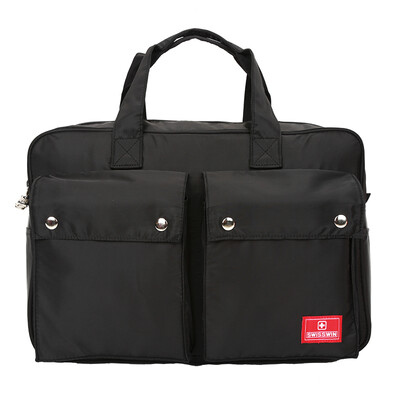 SWISSWIN fashion handbag light section emergency button leisure handbag Boston bag SWE2023 black
SWISSWIN fashion handbag light section emergency button leisure handbag Boston bag SWE2023 black