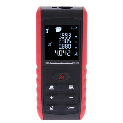 40m60m80m100m Portable Handheld Digital Laser Distance Meter Range Finder Area Volume Measurement with Angle Indication
40m60m80m100m Portable Handheld Digital Laser Distance Meter Range Finder Area Volume Measurement with Angle Indication