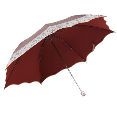 Paradise Umbrella UPF50 Chunhua Dense Colored Silk Printed Wave Wraps Three Pencils Pencils Umbrella Sun umbrella Brown Red 30066ELCJ
Paradise Umbrella UPF50 Chunhua Dense Colored Silk Printed Wave Wraps Three Pencils Pencils Umbrella Sun umbrella Brown Red 30066ELCJ