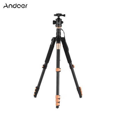 Andoer TP570 Professional Aluminum Alloy Tripod Monopod with Panoramic Ball Head Portable Travel Folding Tripod Max Working Heigh
Andoer TP570 Professional Aluminum Alloy Tripod Monopod with Panoramic Ball Head Portable Travel Folding Tripod Max Working Heigh
