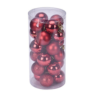 MyMei 24 PCs Balls Plastic Christmas Tree Decorations Holiday Party Charms Festival Ornaments Decor
MyMei 24 PCs Balls Plastic Christmas Tree Decorations Holiday Party Charms Festival Ornaments Decor