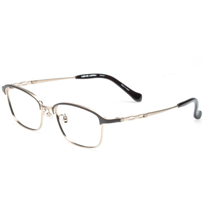 CHARMANT Chamon optical box male&female models Mike series full frame brown frame gold side of myopia glasses XM1141-BR-51