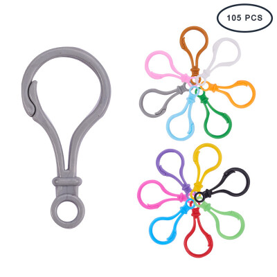 PH PANDAHALL 105 Pcs Plastic Bulb Shaped Lobster Clasps Hook for Key Ring Chain Keyring
PH PANDAHALL 105 Pcs Plastic Bulb Shaped Lobster Clasps Hook for Key Ring Chain Keyring
