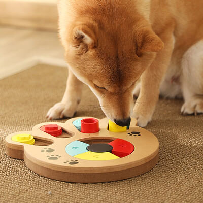 Food Treated Wooden Toy Dog Seek-A-Treat Puzzle IQ Training Toy Bone Shape Educational Games Plate Toy for Dog Puppy
Food Treated Wooden Toy Dog Seek-A-Treat Puzzle IQ Training Toy Bone Shape Educational Games Plate Toy for Dog Puppy