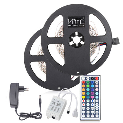 HML 2pcs x 5M 24W RGB 2835 SMD 300 LED Strip Light with IR 44 Keys Remote Control DC AdapterEU Plug
HML 2pcs x 5M 24W RGB 2835 SMD 300 LED Strip Light with IR 44 Keys Remote Control DC AdapterEU Plug