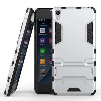 Серебряный Slim Robot Armor Kickstand Ударопрочный жесткий корпус из прочной резины для SONY Xperia E5
Серебряный Slim Robot Armor Kickstand Ударопрочный жесткий корпус из прочной резины для SONY Xperia E5