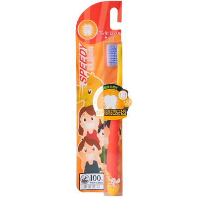 TwinLotus spiral dual tip soft bristle children toothbrush 7-12 years old (Thai Imported
TwinLotus spiral dual tip soft bristle children toothbrush 7-12 years old (Thai Imported