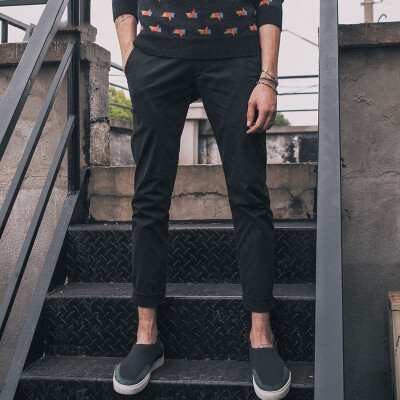 Wei Xiu (viishow) casual pants male Slim Europe and the United States fashion casual pants tide male straight trousers KC24353 black 30
Wei Xiu (viishow) casual pants male Slim Europe and the United States fashion casual pants tide male straight trousers KC24353 black 30