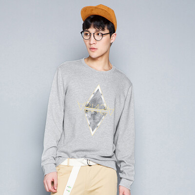 Semir sweater men and women 2016 autumn and winter new men's round neck solid color geometric letters printing hedging long-sleeved sweater 19316161205 in the flower gray M
Semir sweater men and women 2016 autumn and winter new men's round neck solid color geometric letters printing hedging long-sleeved sweater 19316161205 in the flower gray M