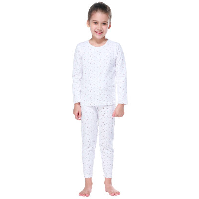 Red Beans (Hodo) Children's Underwear Set Women's Big Child Cotton 97% Cotton Home Pajamas Set HD6012 White 160
Red Beans (Hodo) Children's Underwear Set Women's Big Child Cotton 97% Cotton Home Pajamas Set HD6012 White 160
