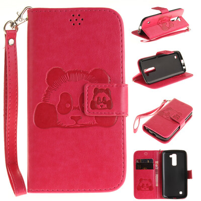 Rose Panda Style Embossing Classic Flip Cover with Stand Function and Credit Card Slot for LG K10
Rose Panda Style Embossing Classic Flip Cover with Stand Function and Credit Card Slot for LG K10