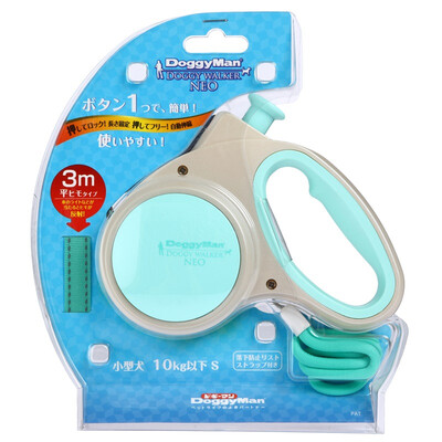 DoggyMan dog traction rope elegant high elastic flat belt telescopic band mint SS [8KG following ultra-small dog 
DoggyMan dog traction rope elegant high elastic flat belt telescopic band mint SS [8KG following ultra-small dog