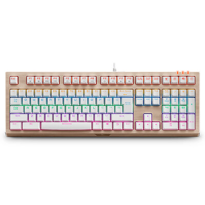 Rapoo V510S Mixed Color Backlit Game Mechanical Keyboard Backlit Keyboard Game Keyboard E-sports Keyboard Golden Black Axis
Rapoo V510S Mixed Color Backlit Game Mechanical Keyboard Backlit Keyboard Game Keyboard E-sports Keyboard Golden Black Axis
