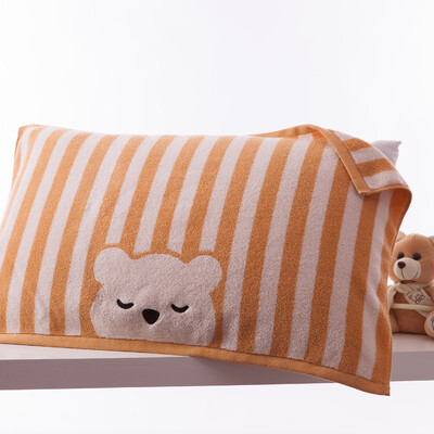 Gold towel home textiles cotton twist cartoon striped pillow towel single brown bargains 168g 50 80cm
Gold towel home textiles cotton twist cartoon striped pillow towel single brown bargains 168g 50 80cm