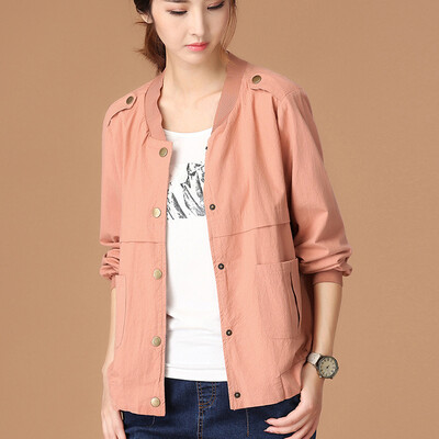 City Plus CITYPLUS Artistic Retro Baseball Bag Long Sleeve Jacket Short Jacket CWWT173259 Meat Pink
City Plus CITYPLUS Artistic Retro Baseball Bag Long Sleeve Jacket Short Jacket CWWT173259 Meat Pink
