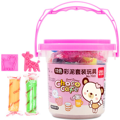 Effective deli 7022 students children non-stick hand color mud rubber mud 12 colors color random hair
Effective deli 7022 students children non-stick hand color mud rubber mud 12 colors color random hair
