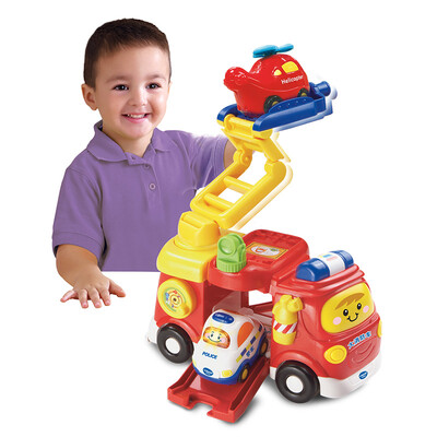 VTech Vtech magical track car big fire truck model toy helicopter children sound&light music car
VTech Vtech magical track car big fire truck model toy helicopter children sound&light music car